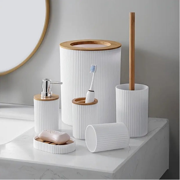 Bathroom Accessories Set, 6 Pieces